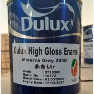 Dulux High Gloss Enamel Black 3.6L