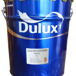 Dulux High Gloss Enamel Black 18L